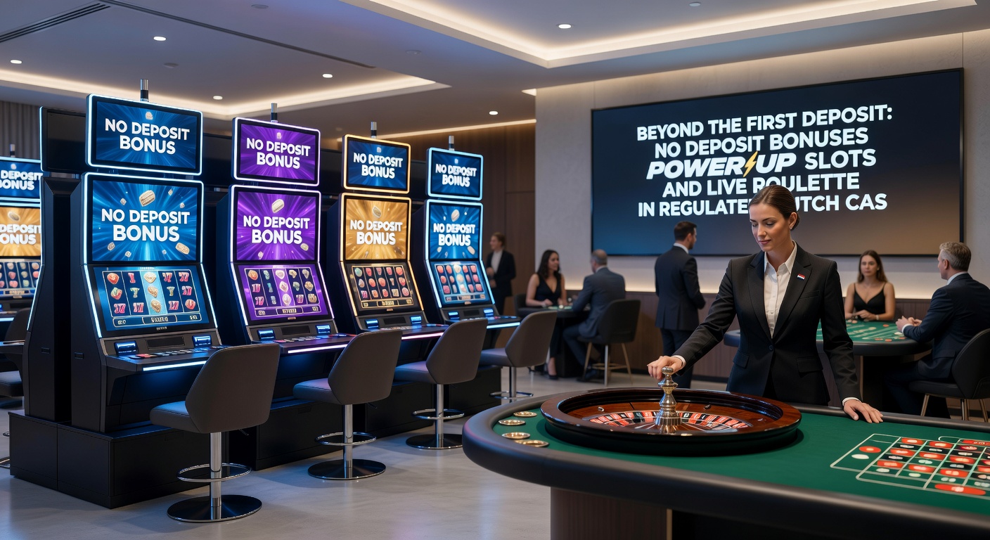 Live roulette tafel met no-deposit bonus overlay, dealer in actie en Nederlandse vlag op de achtergrond