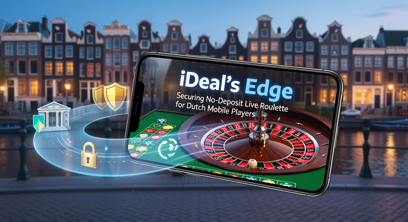 Close-up van iDEAL betaalscherm op mobiel tijdens live roulette spel, met groene vinkjes voor beveiliging en roulette-inzetopties zichtbaar