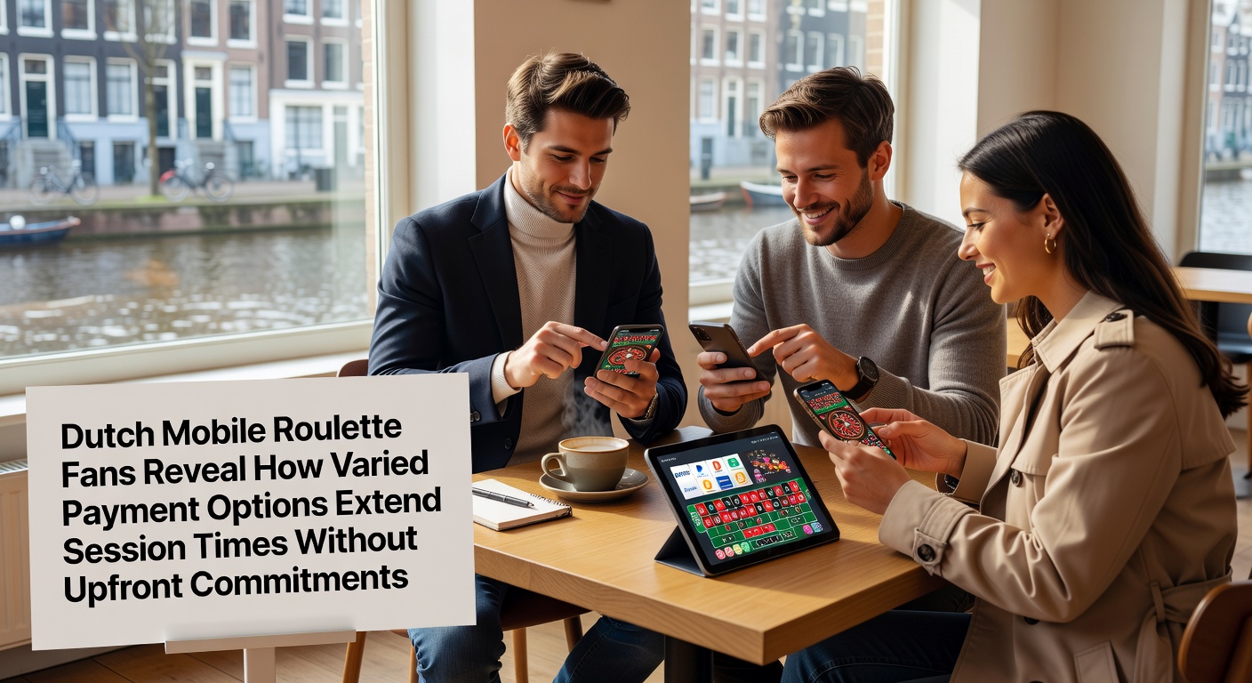 Mobiele roulette spelers in Nederland gebruiken diverse betalingsopties voor langere sessies