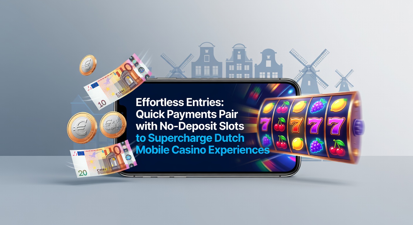 Speler geniet van no-deposit slots op mobiel apparaat met snelle iDEAL-betaling op de achtergrond, typisch voor Nederlandse online casinos