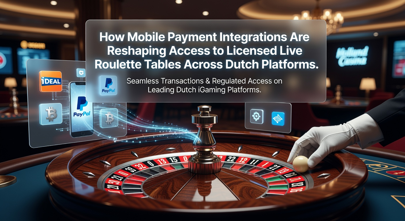Mobiele betalingsintegraties op Nederlandse live roulette platforms