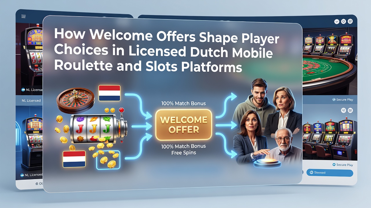 Mobiele roulette en slots platforms met welkomstbonussen in Nederland