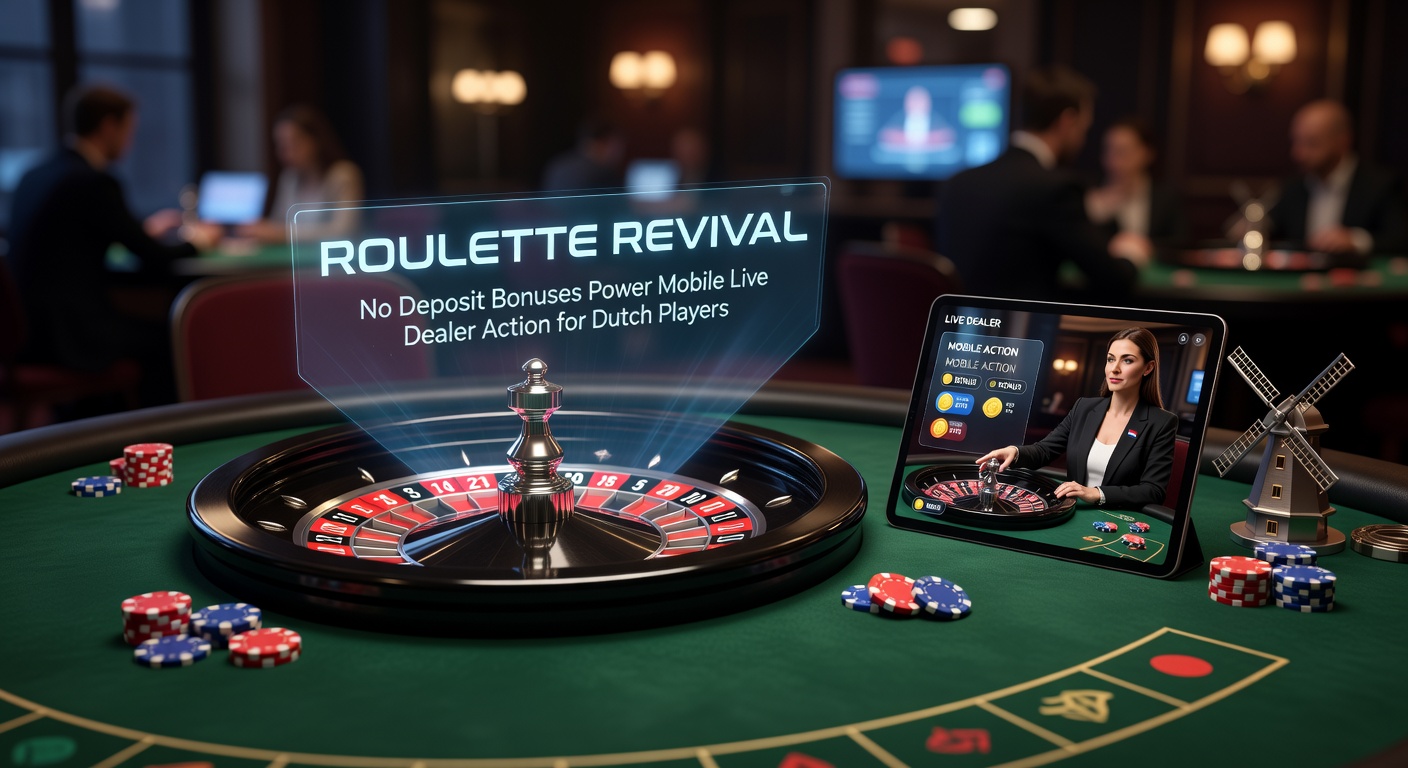 Live dealer roulette op een mobiel scherm met Nederlandse spelers in actie, draaiend wiel en kaarten verspreid over een dynamische interface