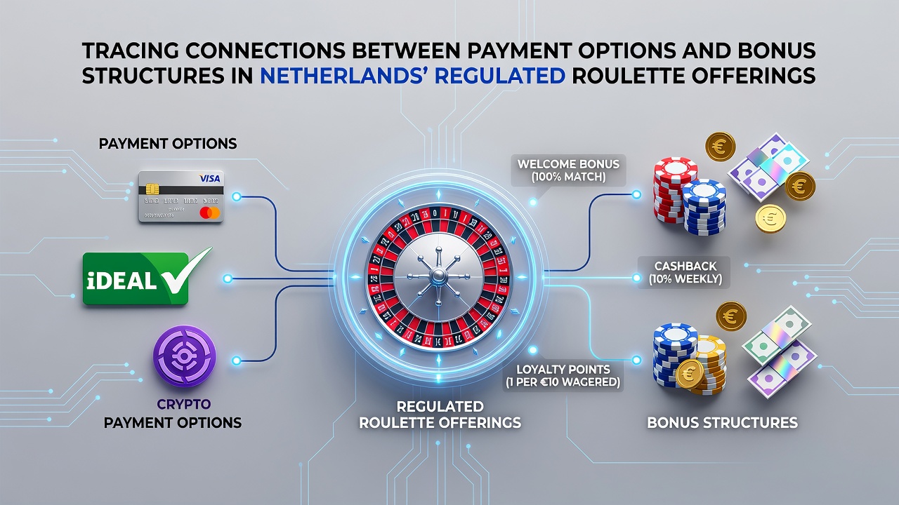 Overzicht van betalingsmethoden en bonusstructuren bij Nederlandse roulette platforms